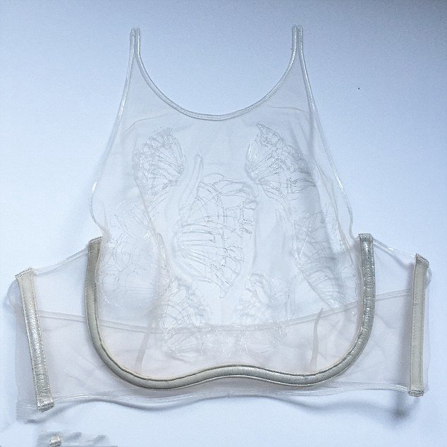 Jess用3D打印的彈力硅膠代替容易導致VPL的松緊帶和針腳 Jess用3D打印的彈力硅膠代替容易導致VPL的松緊帶和針腳