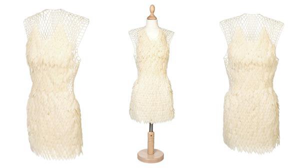 3D打印衣服越來越普遍 服裝設計專業學生3D打印裙子_e鍵3D打印服務