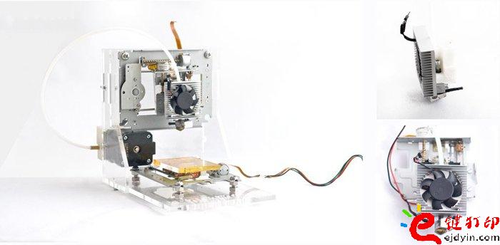 牛逼高手大神在民間 僅60美元的DIY回收廢舊電子元件3D打印機(jī)