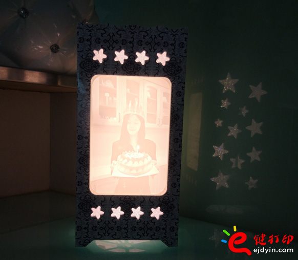 3D打印浮雕臺燈1